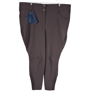 PS Of Sweden‎ Curvy Jewel Breeches Riding Tights Size EU 50 Brown NWT PT-2575